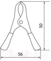 Зажимы типа «крокодил» TDM SQ0541-0010