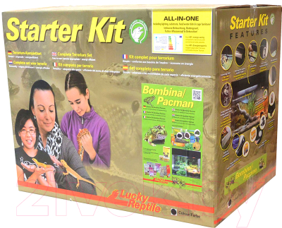 Террариум Lucky Reptile Стартовый комплект для амфибий / SK80BP-B