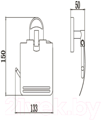 Держатель для туалетной бумаги РМС A3020