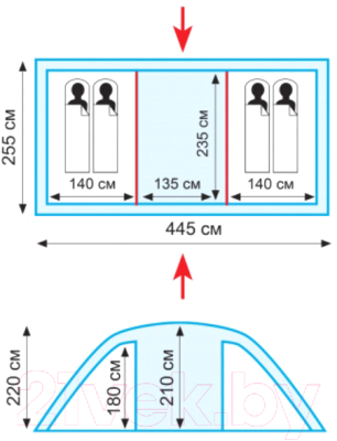 Палатка Tramp Eagle 4 V2 / TRT-86