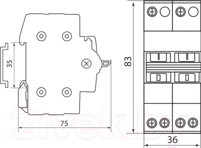 Переключатель TDM SQ0224-0015