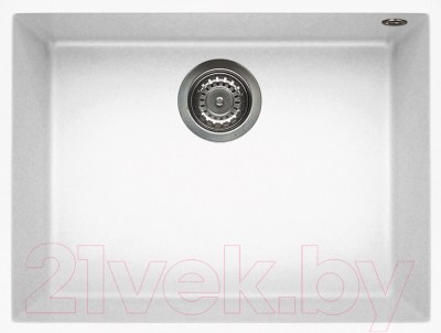 Мойка кухонная Elleci Quadra Undermount 110 White K96 / LGQ11096BSO - фото