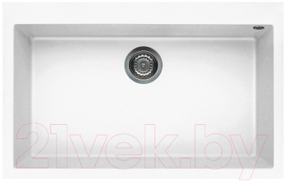 Мойка кухонная Elleci Quadra 130 White K96 / LKQ13096 - фото