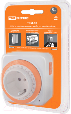 Розетка с таймером TDM SQ1506-0003