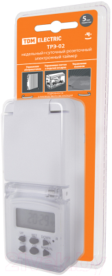 Розетка с таймером TDM SQ1506-0005