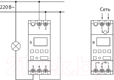 Таймер электронный TDM SQ1503-0023