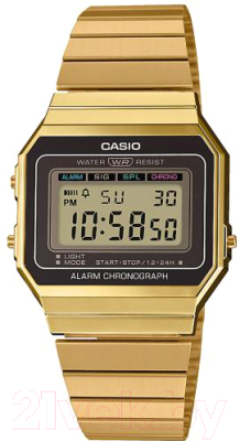 Часы наручные мужские Casio A700WEG-9AEF - фото
