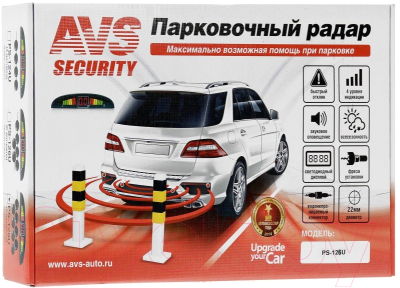 Парковочный радар AVS PS-126 U / A78013S