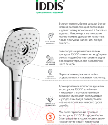 Лейка ручного душа Iddis Sena SEN3F00i18