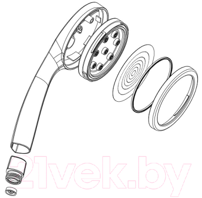 Лейка ручного душа Iddis SpaHome SPA1F00i18