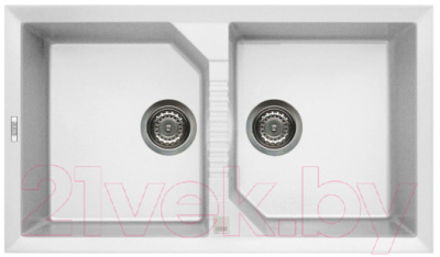 Мойка кухонная Elleci Tekno 450 Bianco G68 / LGT45068 - фото