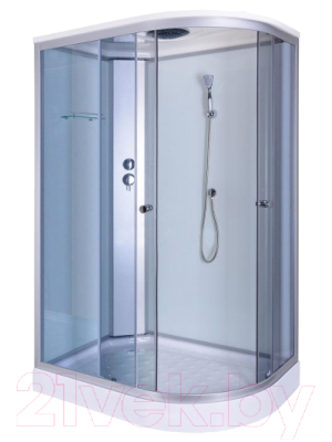 Душевая кабина Coliseum TM-120 L (белый/тонированное стекло)