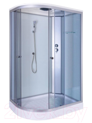 Душевая кабина Coliseum TM-120 R (белый/тонированное стекло)