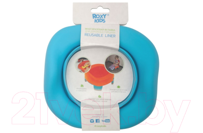 Вставка для детского горшка ROXY-KIDS ML-235RU-B (голубой)