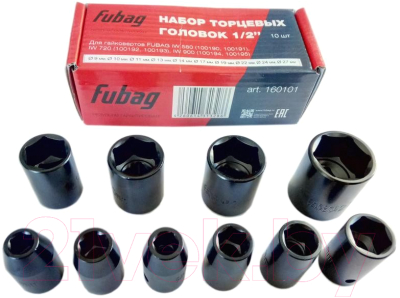 Набор головок слесарных Fubag 160101