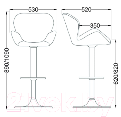 Стул барный AksHome Berlin