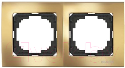 Рамка для выключателей и розеток Nilson Touran Lux 22ALT0092 - фото