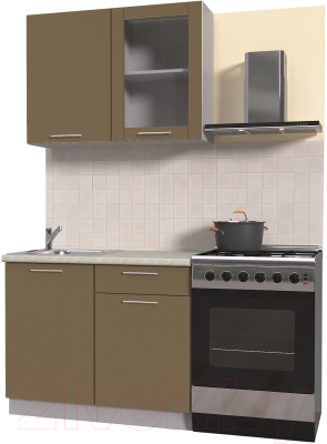 Готовая кухня Интерлиния Мила Пластик 1.0 Б - фото