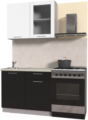 Готовая кухня Интерлиния Мила Пластик 1.0 Б - фото