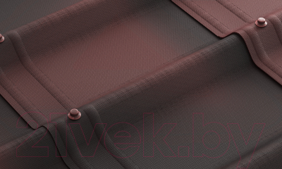 Лист кровельный Onduline Ондувилла с тенью 3D PE6255Ru