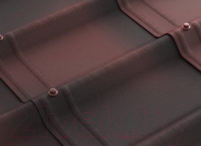 Лист кровельный Onduline Ондувилла с тенью 3D PE6255Ru