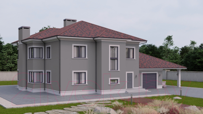 Лист кровельный Onduline Ондувилла с тенью 3D PE6255Ru