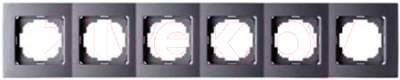 Рамка для выключателей и розеток Nilson Touran 24160096 - фото