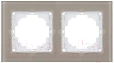 Рамка для выключателей и розеток Nilson Alegra 25BR0092 - фото