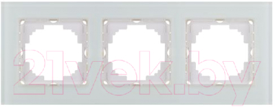 Рамка для выключателей и розеток Nilson Alegra 25WH0093 - фото