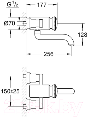 Смеситель GROHE Contromix Public 36113000