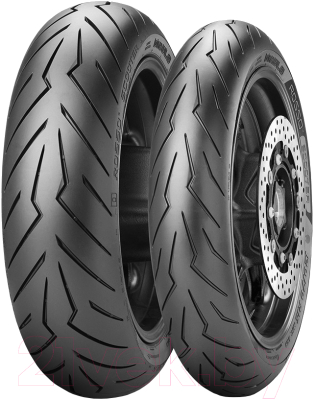 Мотошина передняя Pirelli Diablo Rosso Scooter 120/70R14 55H TL - фото