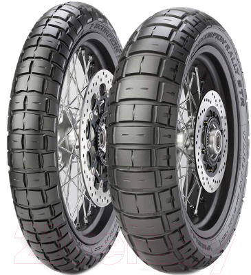 Мотошина передняя Pirelli Scorpion Rally STR 110/80R19 59H TL M+S - фото