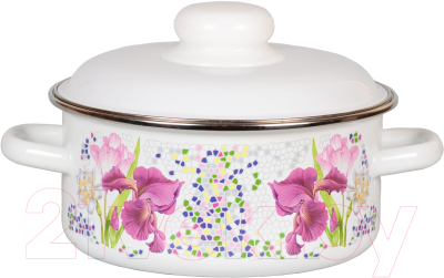 Кастрюля СтальЭмаль Мозаика / 1RB221M - фото