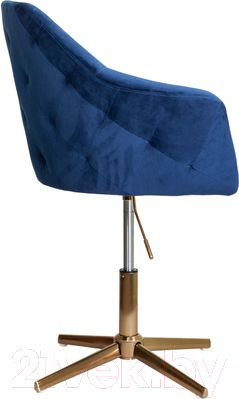 Стул Седия Dubai (синий велюр/золото)