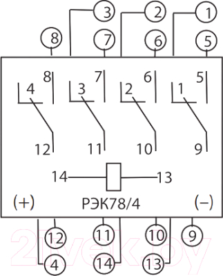 Реле промежуточное TDM SQ0701-0036