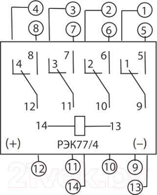 Реле промежуточное TDM SQ0701-0013