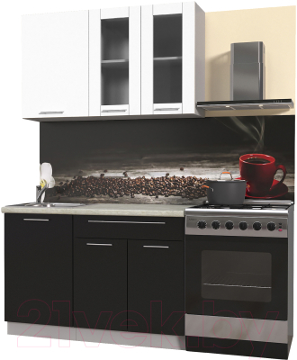 Готовая кухня Интерлиния Мила Пластик 1.3 Б - фото