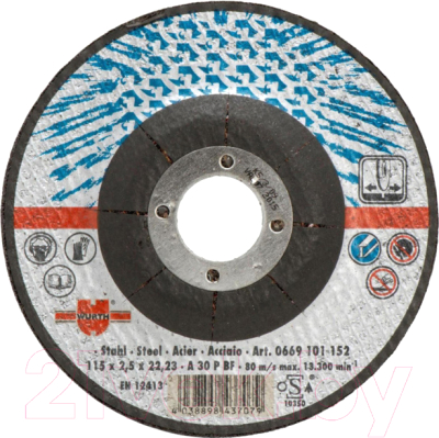 Отрезной диск Wurth 0669102303 - фото