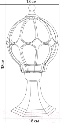 Светильник уличный Feron PL3704 / 11364