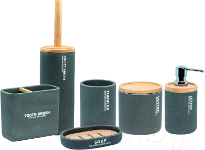 Стакан для зубной щетки и пасты Bisk Dakar 07783