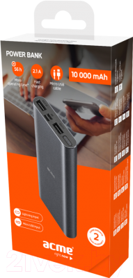 Портативное зарядное устройство Acme PB15G 10000mAh / 504766