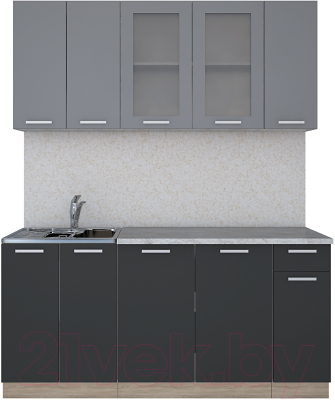 Готовая кухня Интерлиния Мила 17-60 - фото