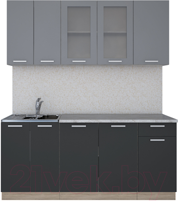 Готовая кухня Интерлиния Мила 18-60 - фото