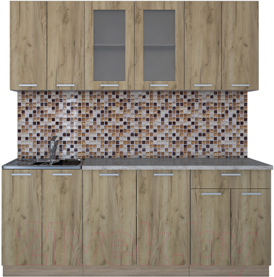 Готовая кухня Интерлиния Мила 20-60 - фото