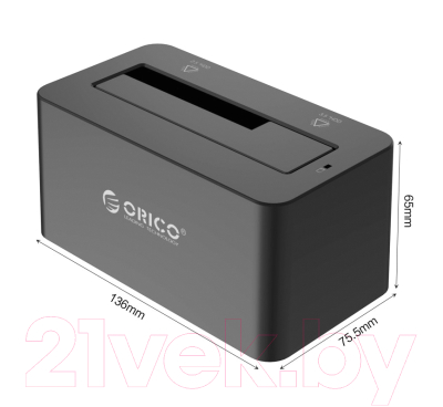 Бокс для жесткого диска Orico 6619US3-BK
