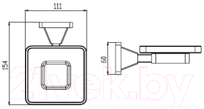 Мыльница Kaiser Moderne KH-1033