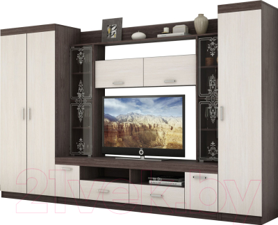 Стенка Астрид Мебель Премьера-15 / ЦРК.ПРМ.15 - фото