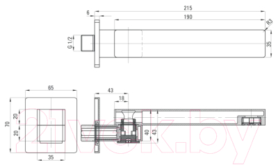 Излив Deante Cascada NAC 084K