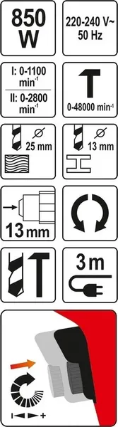 Дрель Yato YT-82037