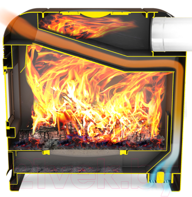 Печь отопительно-варочная Теплодар Метеор-150